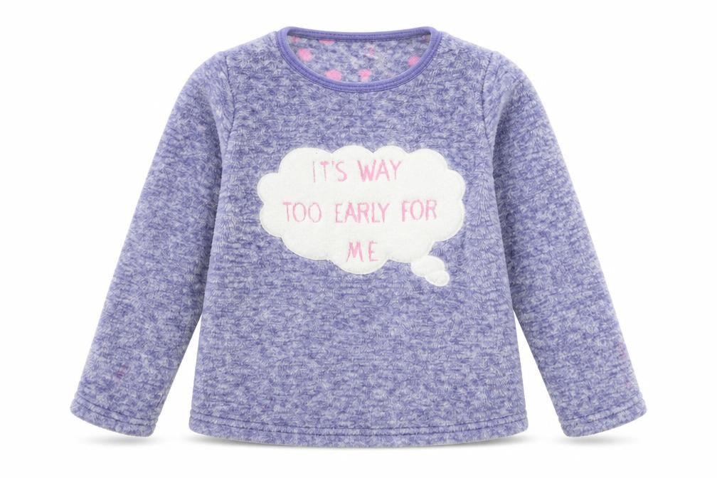 Young Dimension Girls Blue Solid  Top Pyjama Top Size 7-8 Years