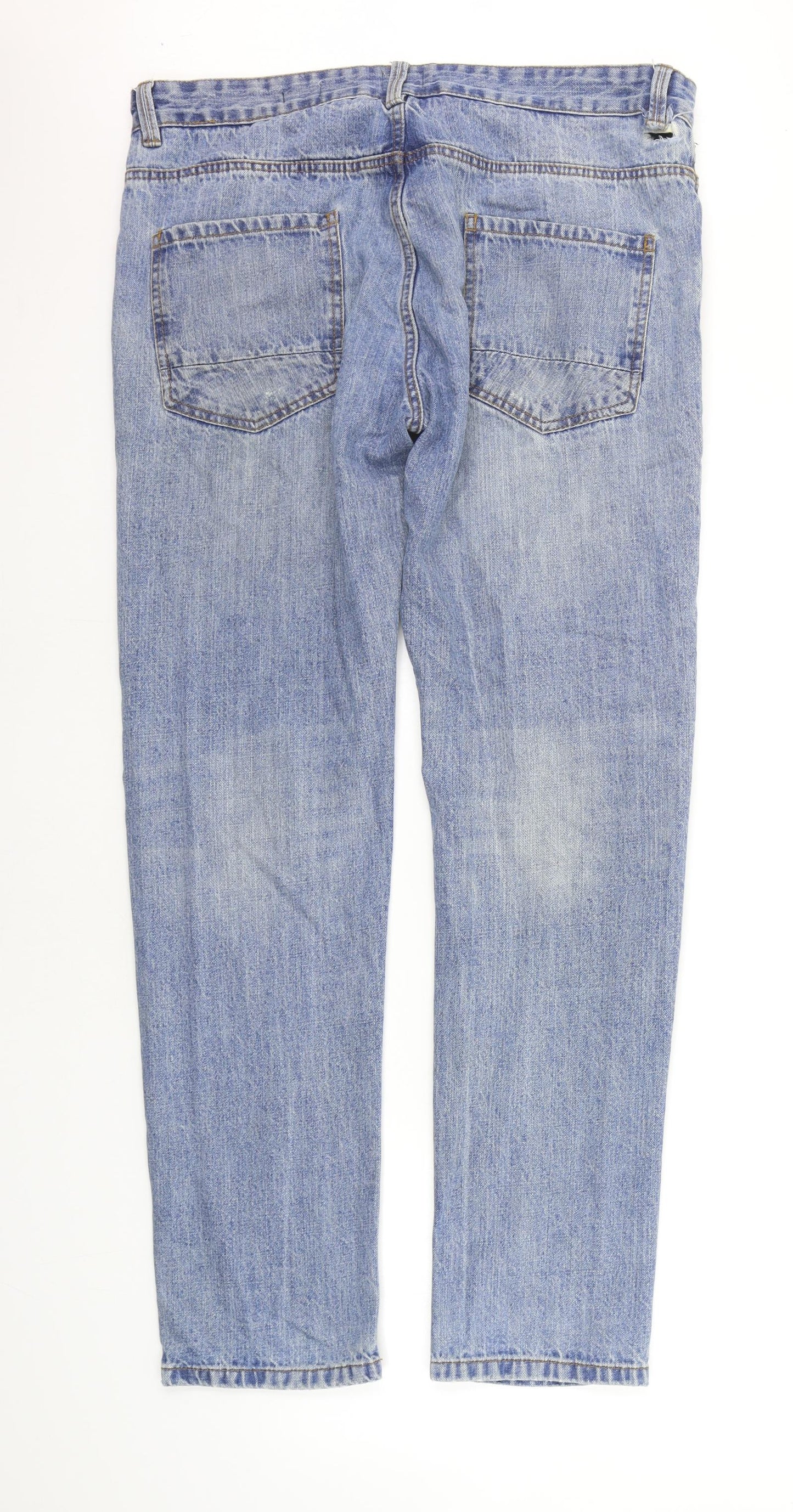 Easy Womens Blue   Straight Jeans Size 36 in L30 in