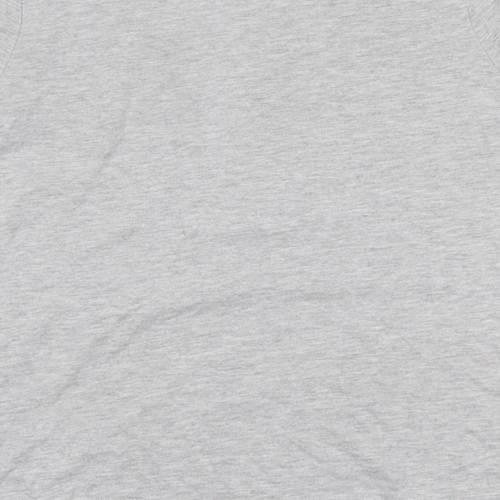Pretty Secrets Womens Grey Solid  Top Pyjama Top Size 10  - christmas