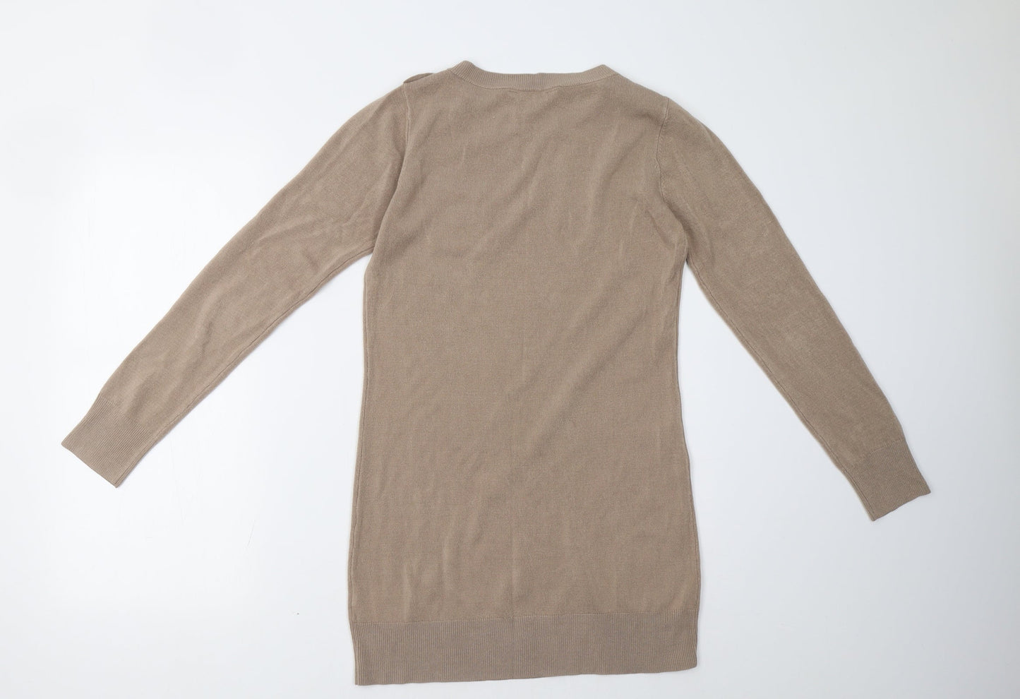 Dorothy Perkins Womens Beige   Pullover Sweatshirt Size 12