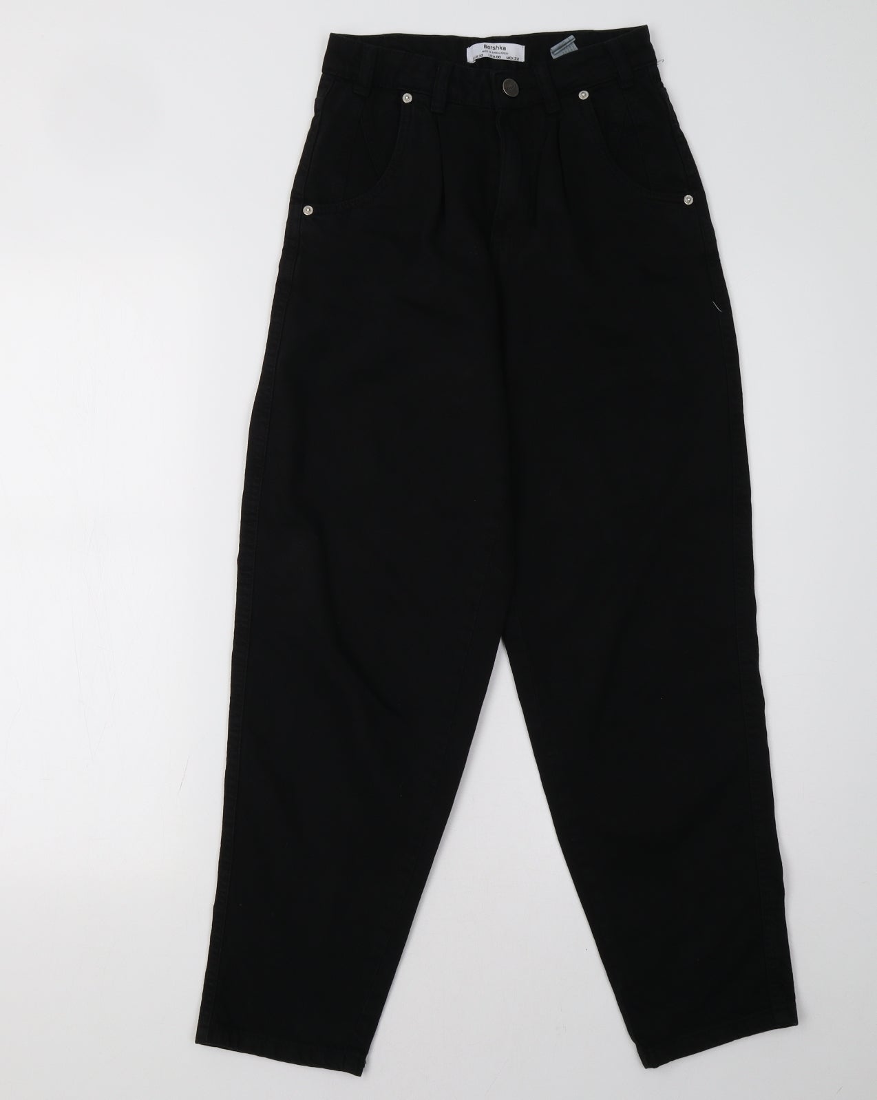 Bershka Womens Black   Mom Jeans Size 6 L29 in