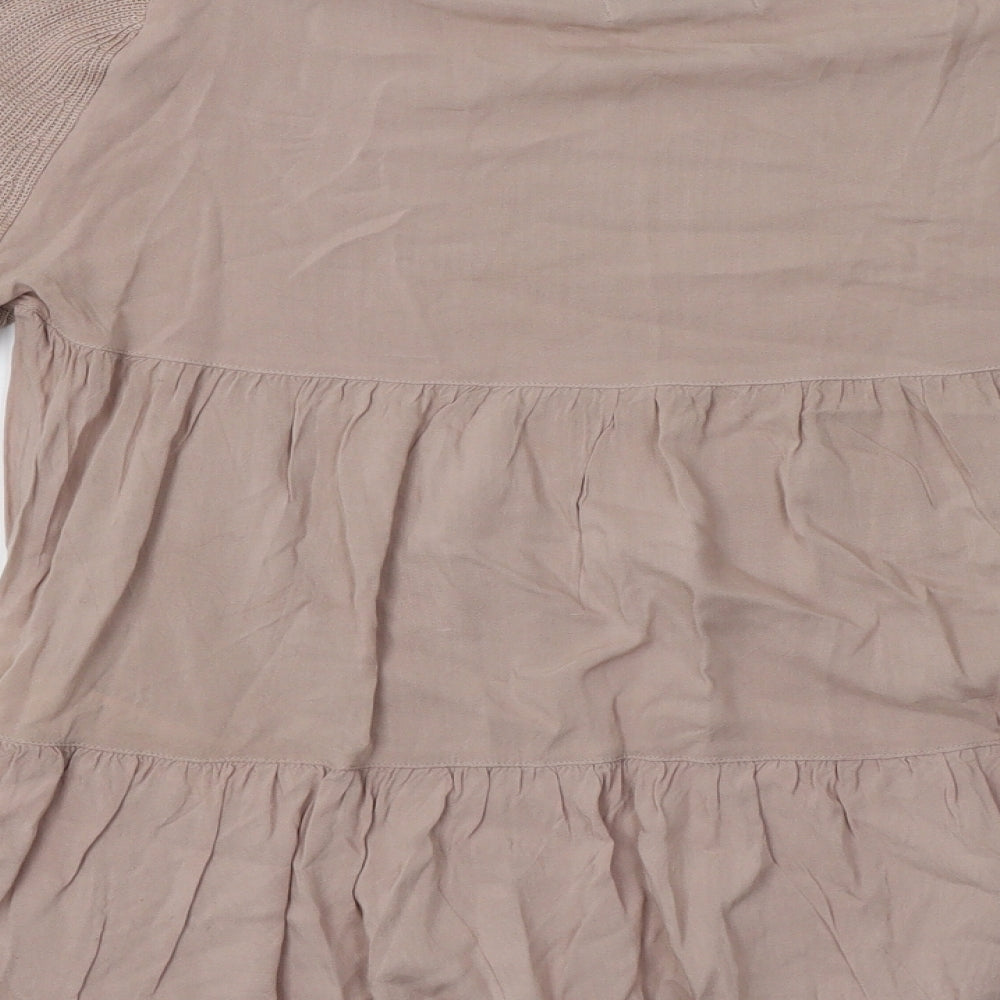 Marks and Spencer Womens Beige   Pullover Sweatshirt Size 12