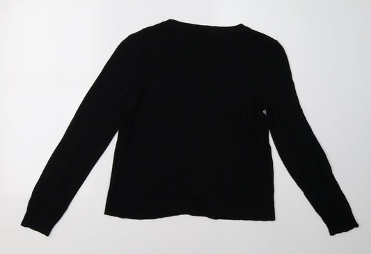 ASOS Womens Black   Pullover Sweatshirt Size 14