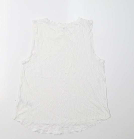 New Look Womens White   Basic Tank Size S