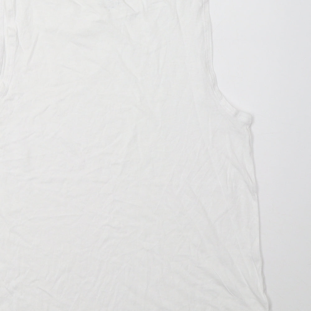 New Look Womens White   Basic Tank Size S