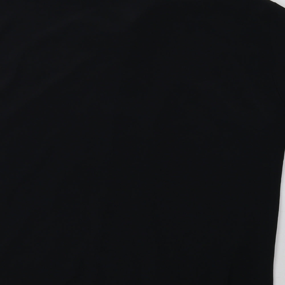 Topshop Womens Black   Basic Button-Up Size 8