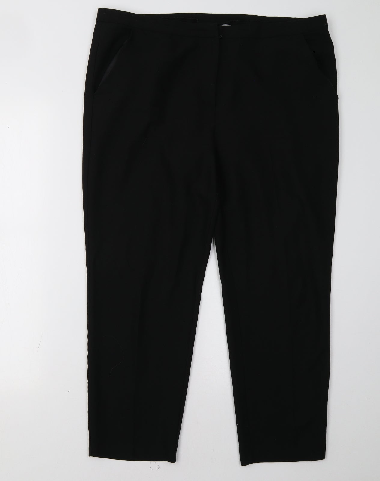 ASOS Womens Black   Trousers  Size 14 L28 in