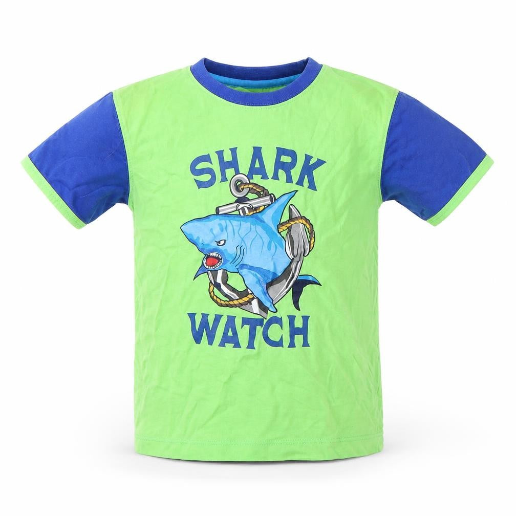 Minnie Minors Boys Multicoloured   Basic T-Shirt Size 3-4 Years  - Shark
