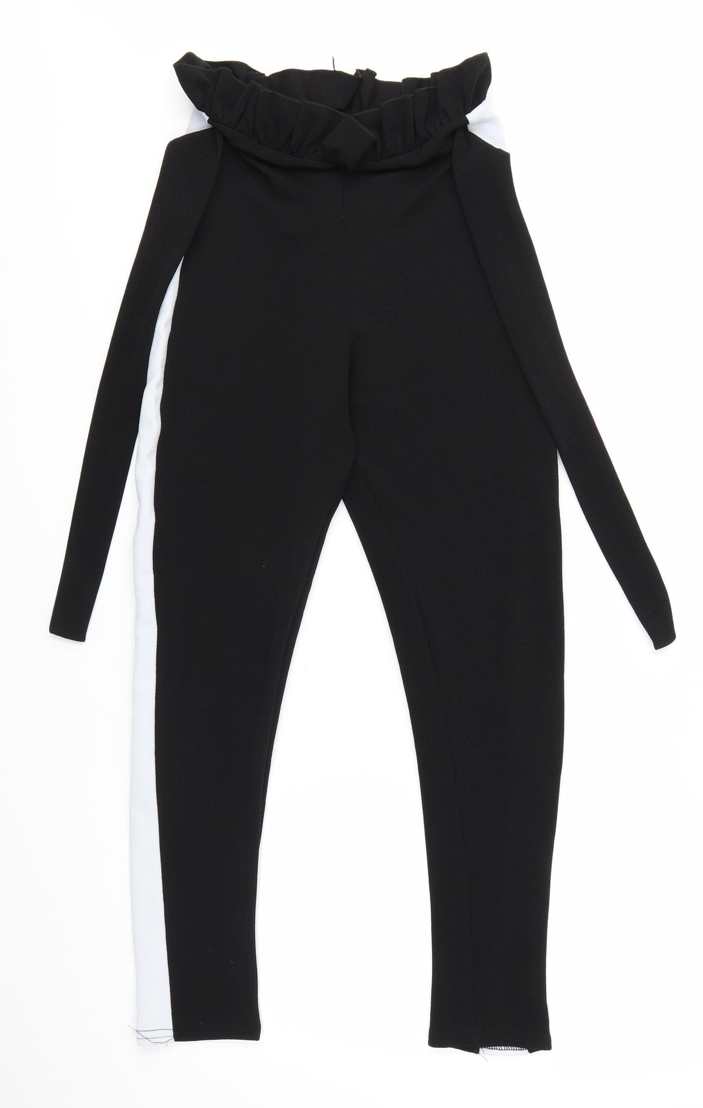 PRETTYLITTLETHING Womens Black   Dress Pants Trousers Size 8 L27 in