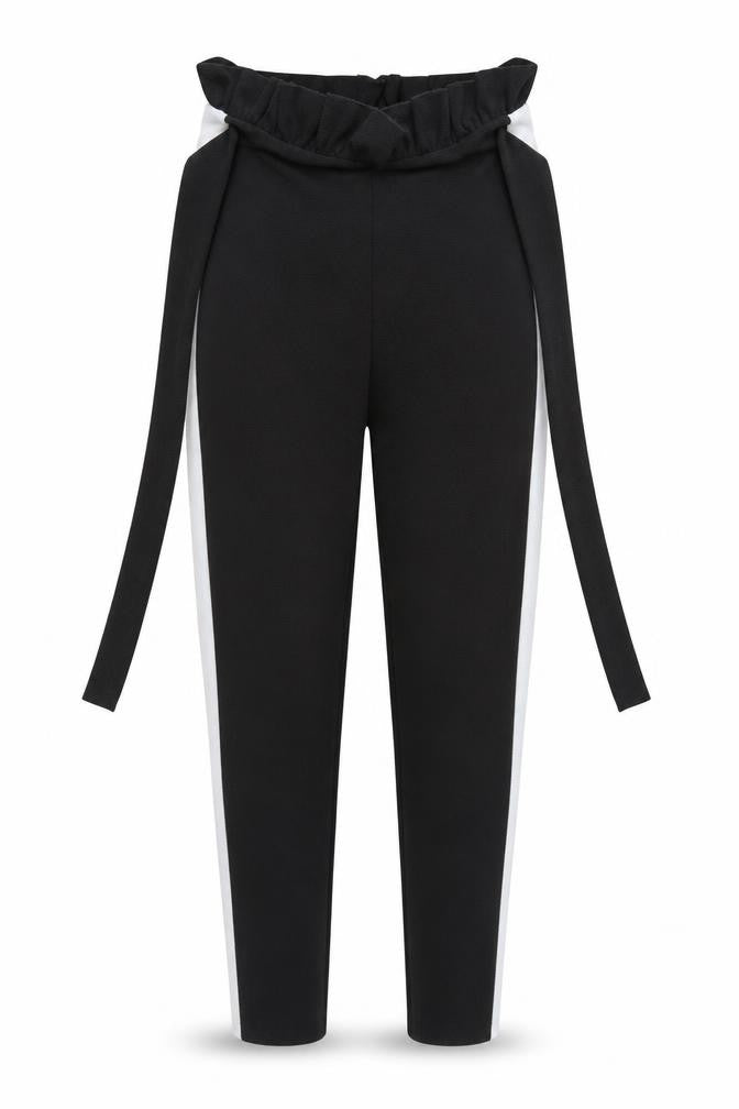 PRETTYLITTLETHING Womens Black   Dress Pants Trousers Size 8 L27 in