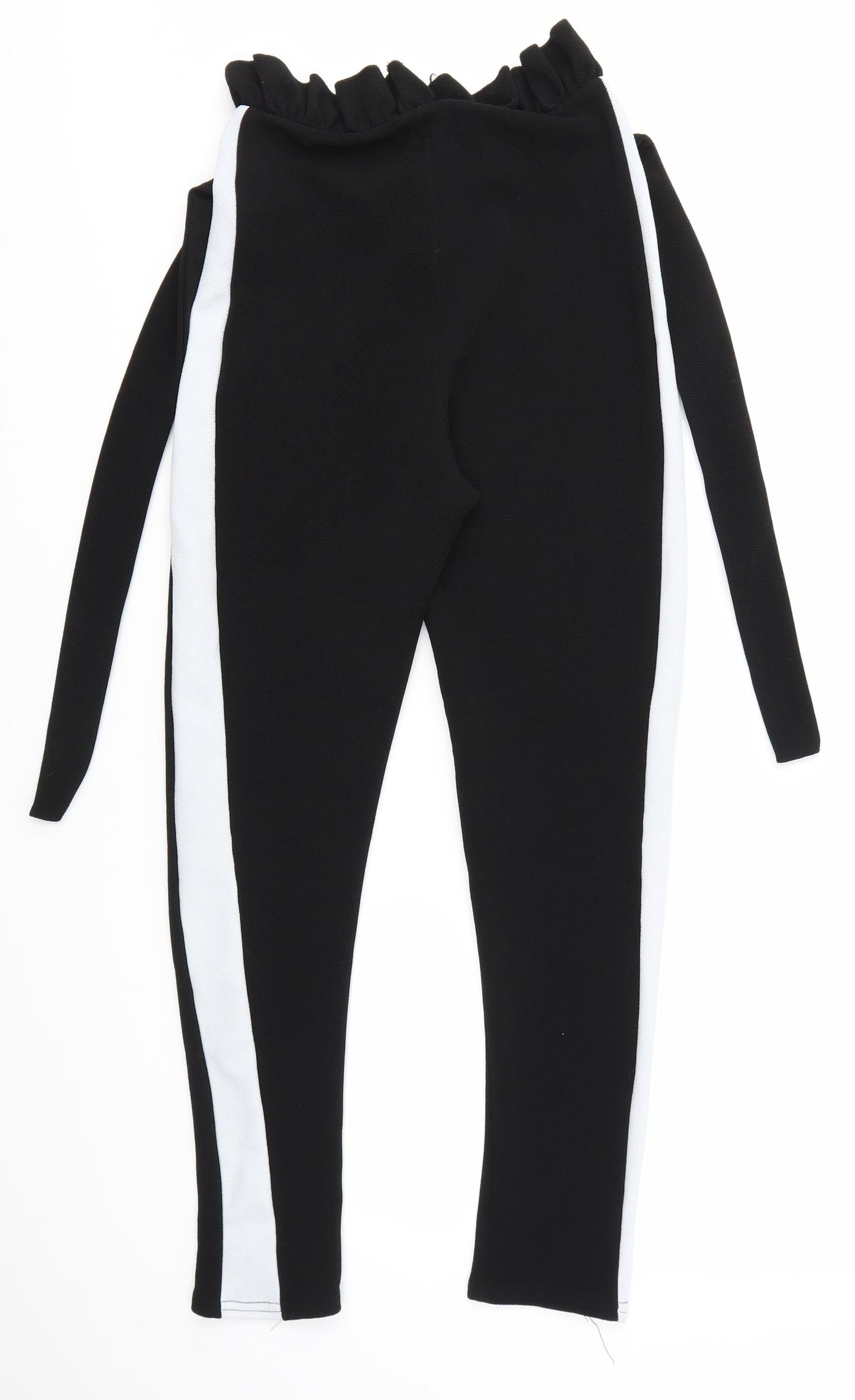 PRETTYLITTLETHING Womens Black   Dress Pants Trousers Size 8 L27 in