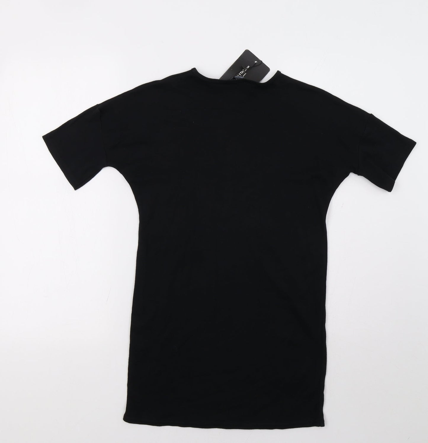 PRETTYLITTLETHING Womens Black   Basic T-Shirt Size XS