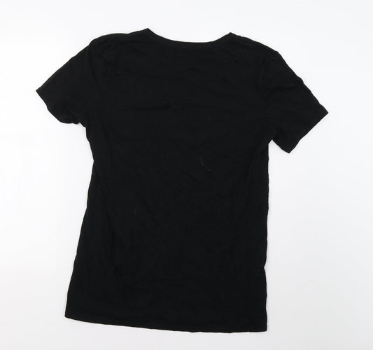 Stylewise Womens Black   Basic Polo Size M  - Paris
