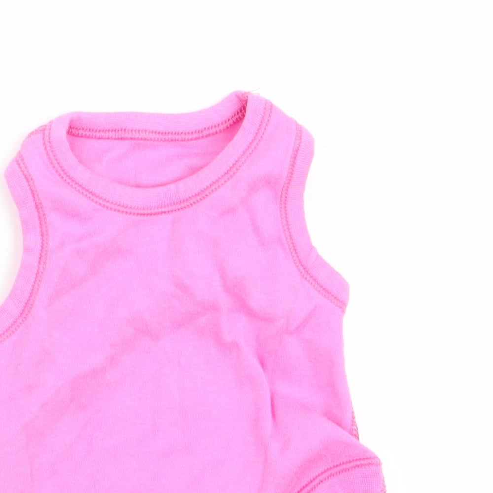 Matalan Girls Pink   Romper One-Piece Size Newborn