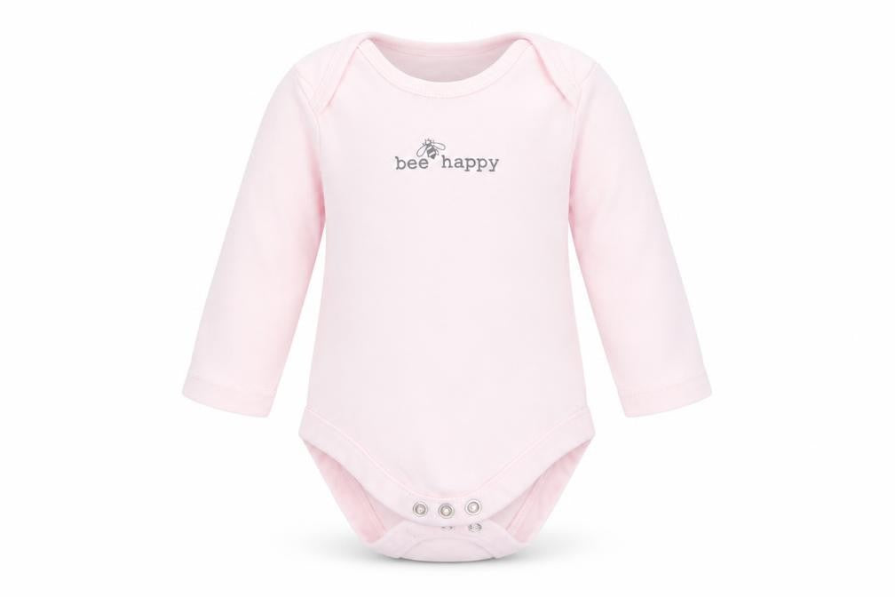 F&F Girls Pink Animal Print  Romper One-Piece Size 0-3 Months  - Bee Happy