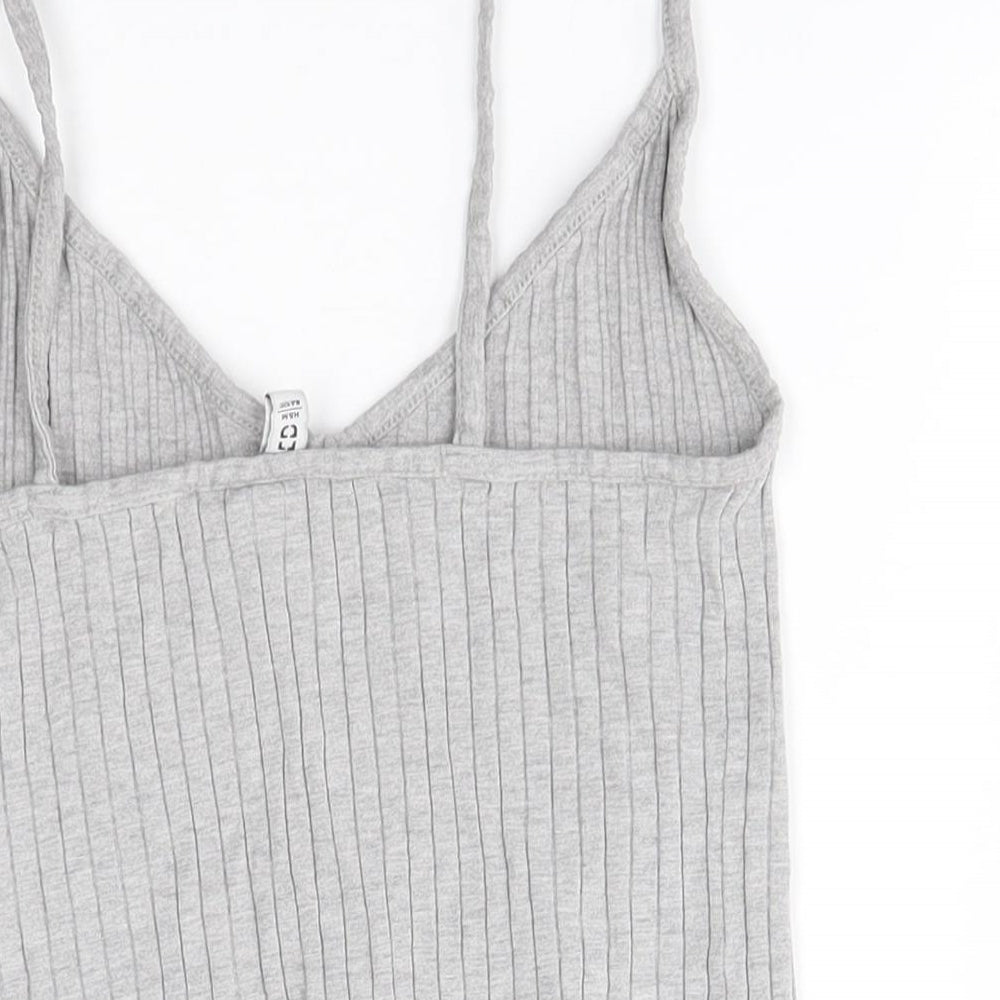 H&M Womens Grey   Tunic Jumper Size S