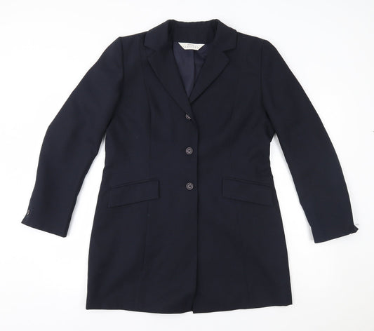 modern classics Womens Blue   Overcoat Blazer Size 14