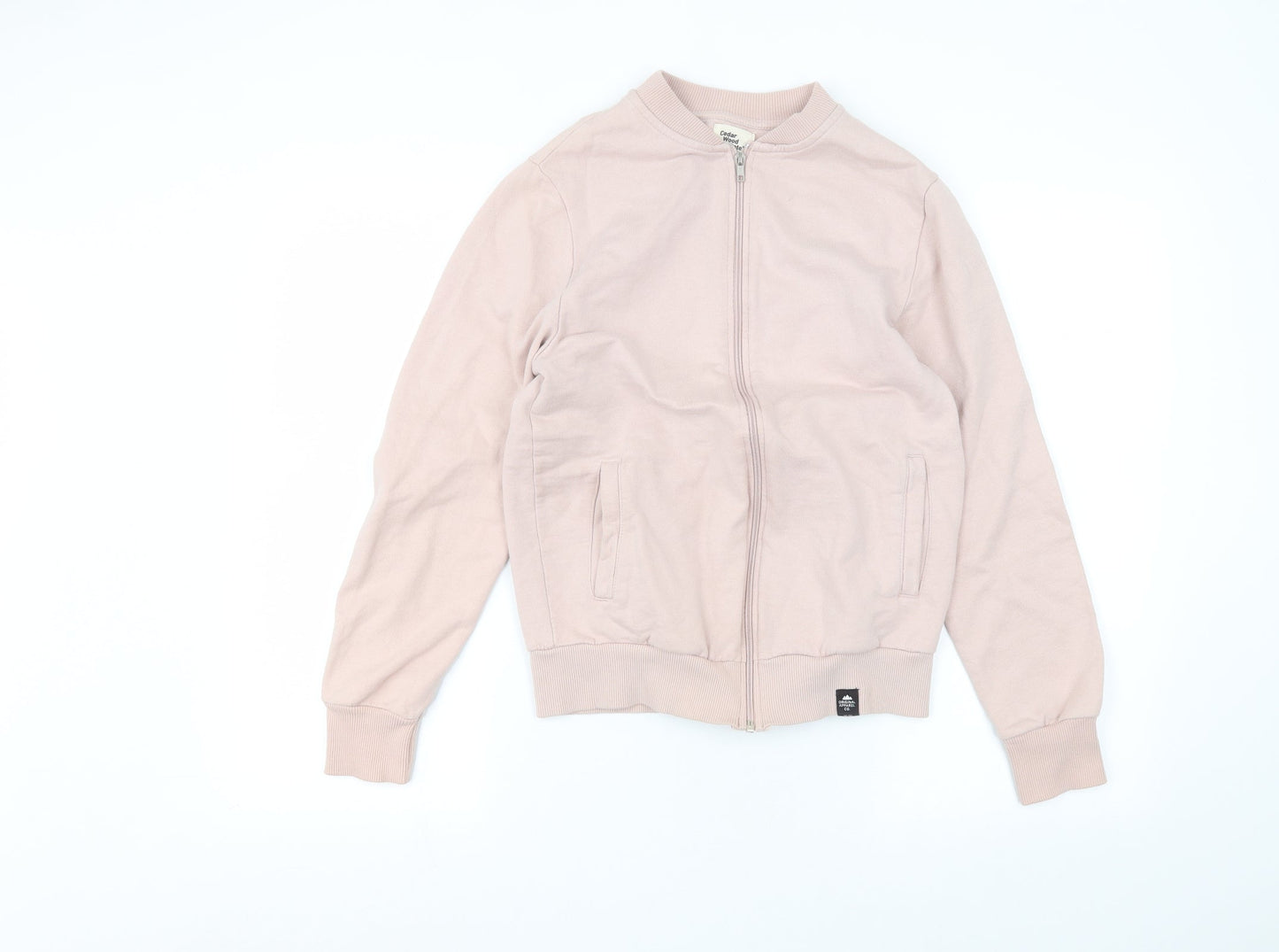 Cedar Wood State Womens Pink   Full Zip Jumper Size S