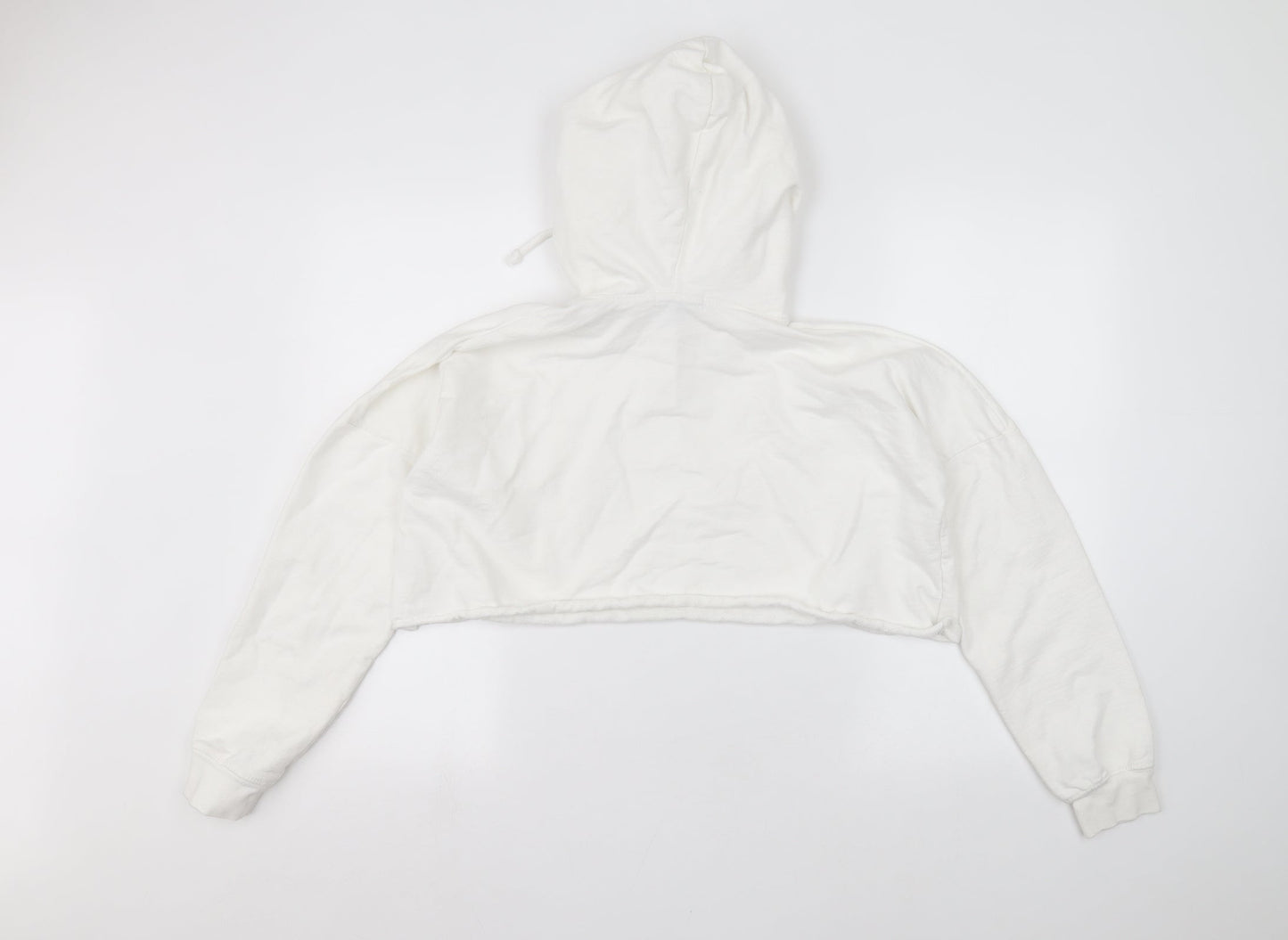 Missguided Womens White   Pullover Hoodie Size 4