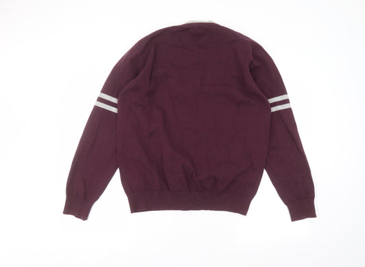 Lee Cooper Womens Red   Cardigan Jumper Size L