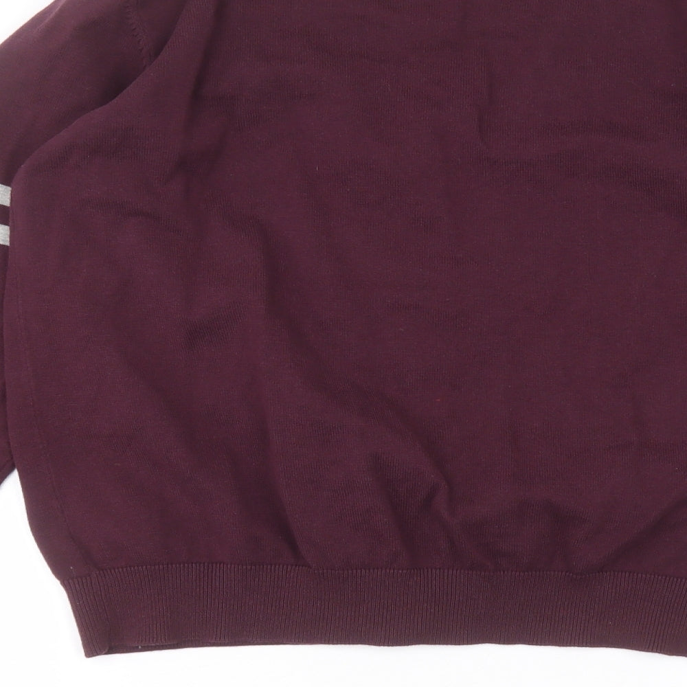 Lee Cooper Womens Red   Cardigan Jumper Size L