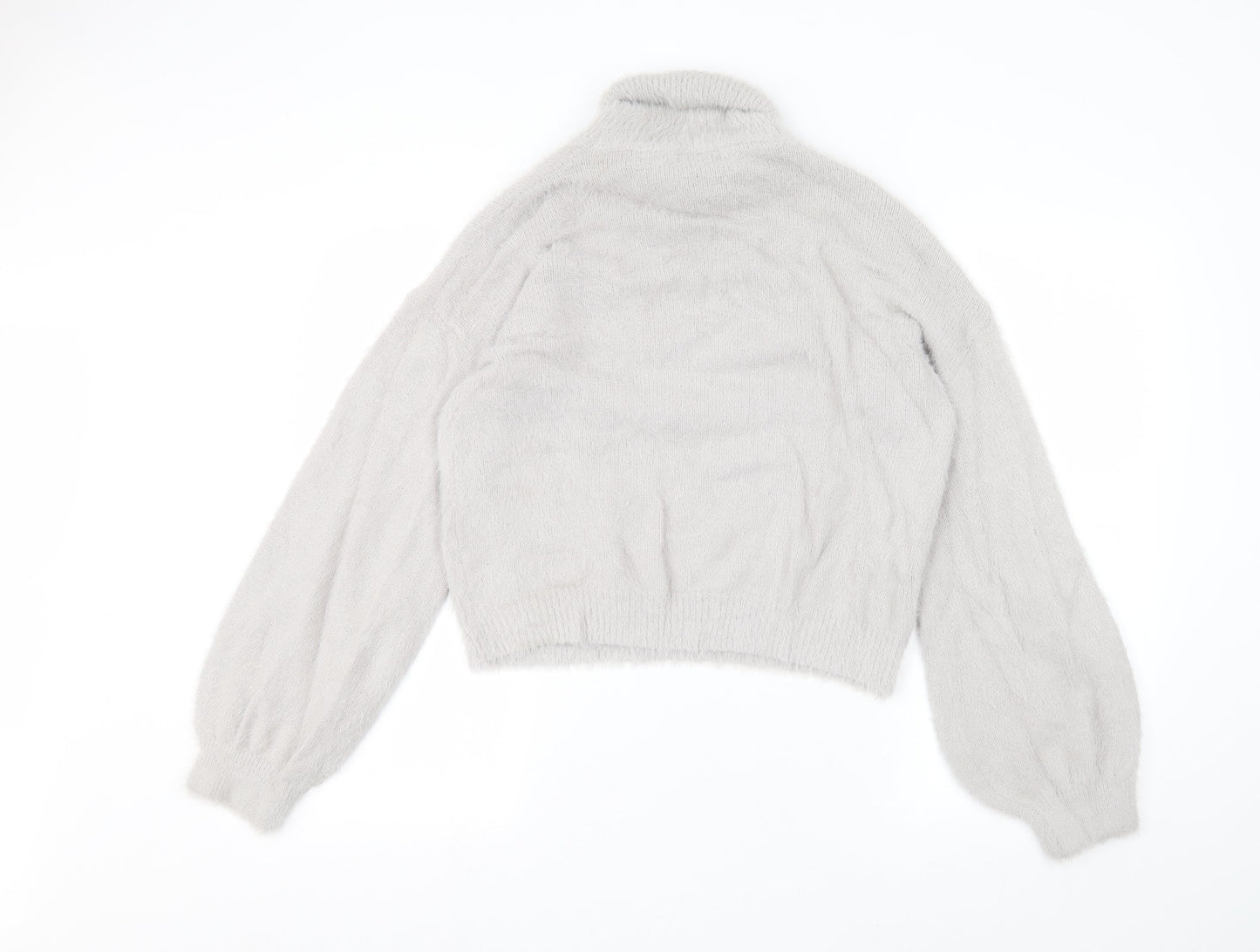 PRETTYLITTLETHING Womens Grey   Pullover Jumper Size M