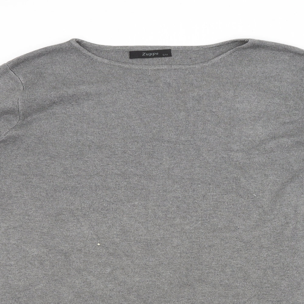 ZUPPE Womens Grey   Pullover Jumper Size M