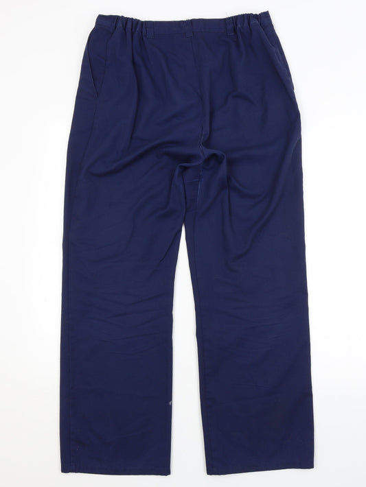 RIZNER Womens Blue   Trousers  Size 14 L30 in