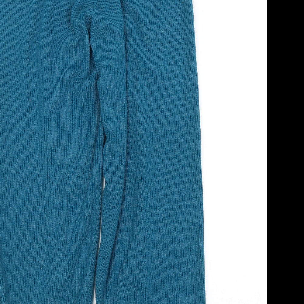 PRETTYLITTLETHING Womens Blue   Sweatpants Trousers Size 12 L24 in