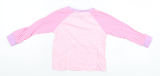 Disney Girls Pink   Basic T-Shirt Size 2 Years  - Mini Mouse