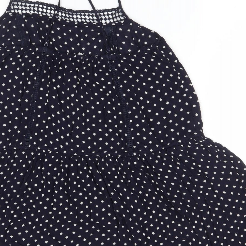 NEXT Womens Blue Polka Dot  Basic T-Shirt Size 12
