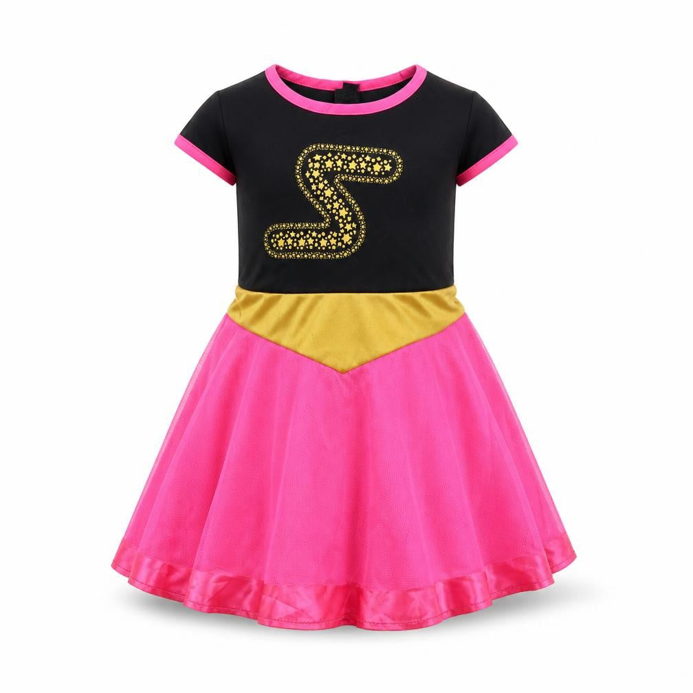 PARTYMIX Girls Multicoloured   Fit & Flare  Size 4 Years  - FANCY DRESS