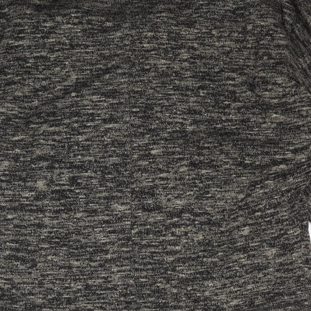 Max Studio Womens Multicoloured   Basic T-Shirt Size L  - Batwing