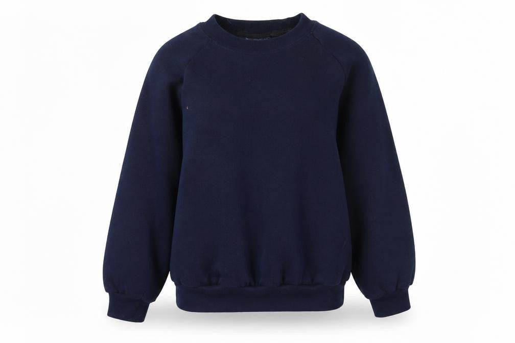 Back to school Girls Blue   Pullover Sweatshirt Size L