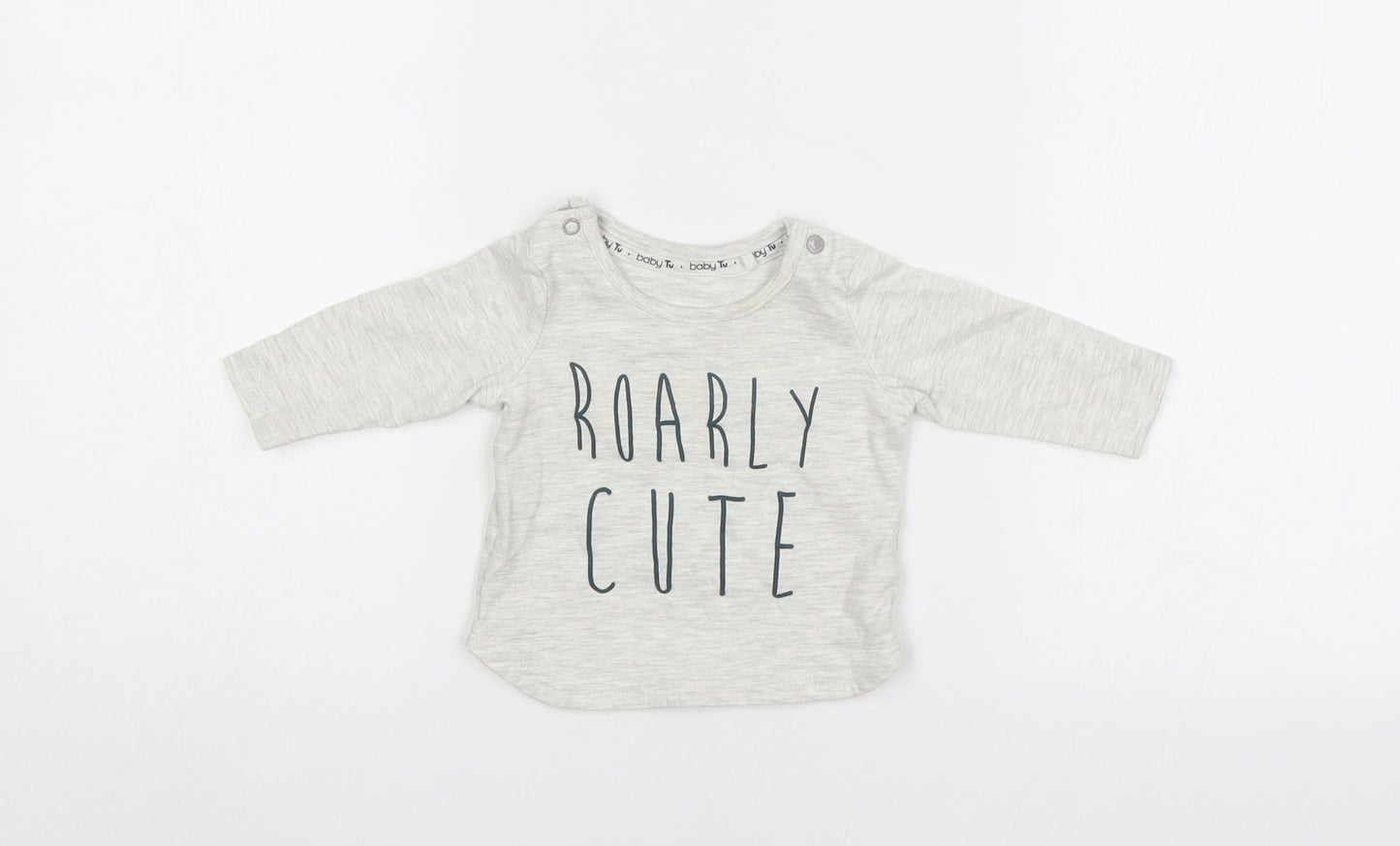 TU Baby Grey   Pullover Jumper Size 0-3 Months