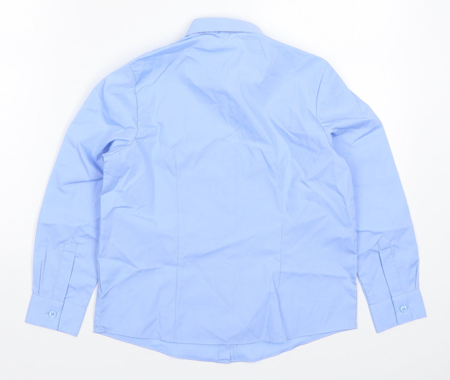 George Boys Blue   Basic Button-Up Size 7-8 Years