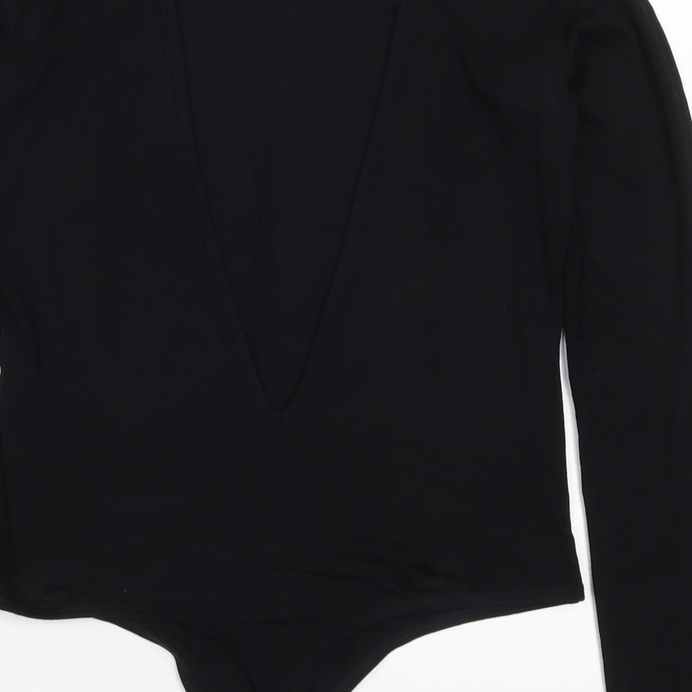 ASOS Womens Black   Bodysuit One-Piece Size 10
