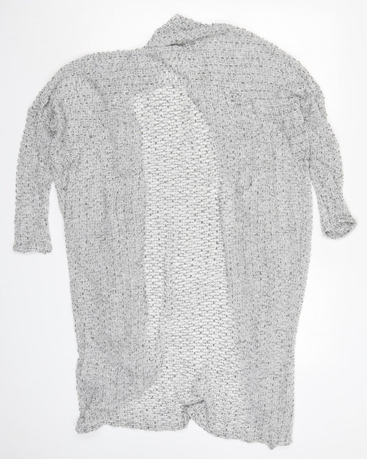 Light Before Dark Womens Grey  Rayon Cardigan Jumper Size S