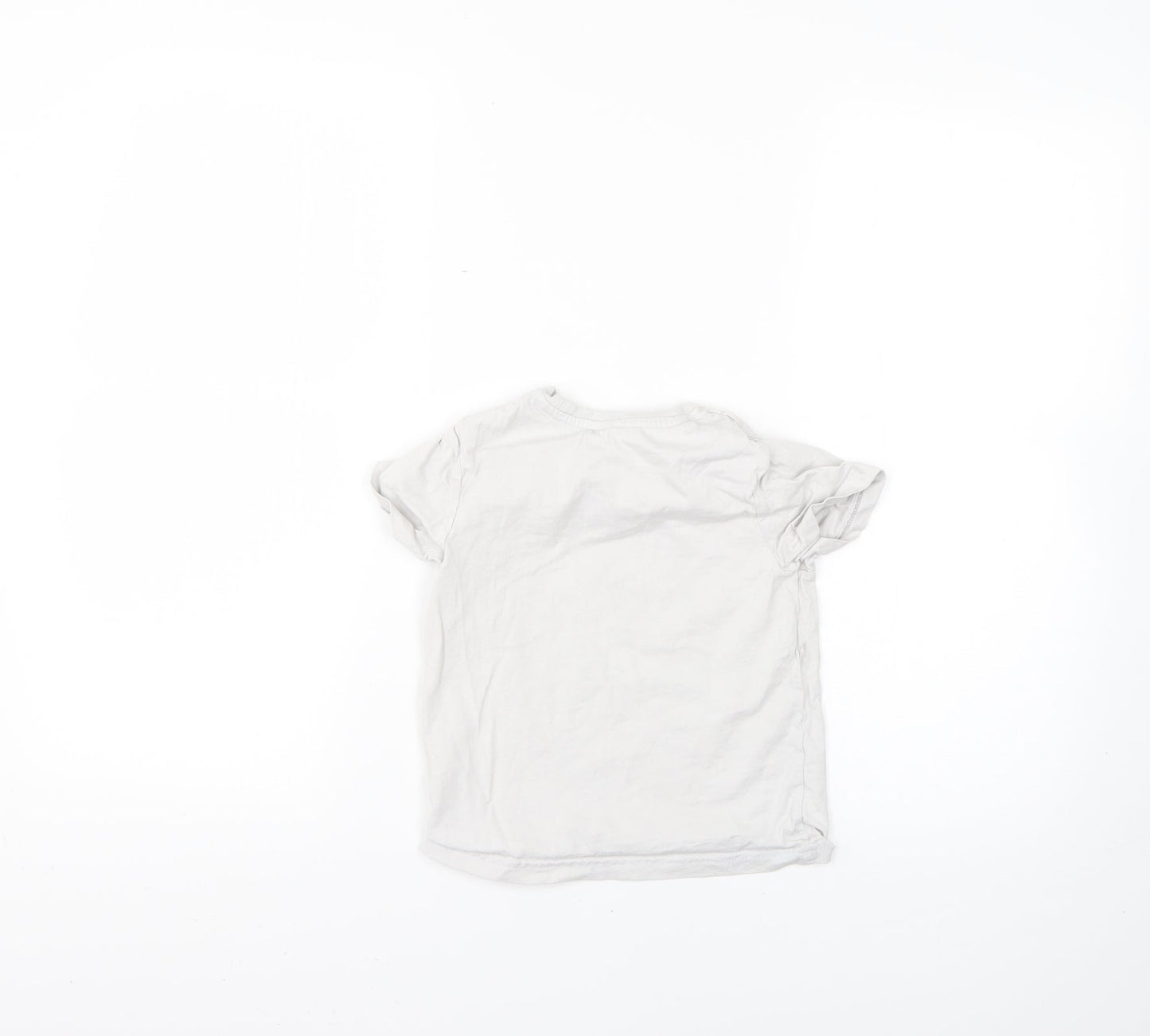 Nutmeg Girls Grey   Basic T-Shirt Size 4-5 Years