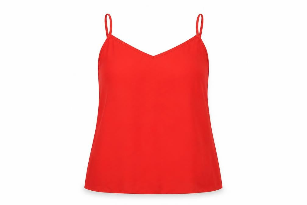 New Look Womens Red   Basic Blouse Size 8