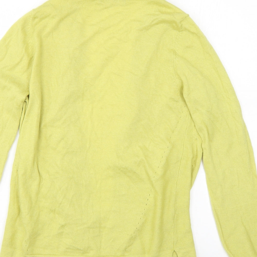 Marks and Spencer Womens Green   Cardigan Jumper Size 8