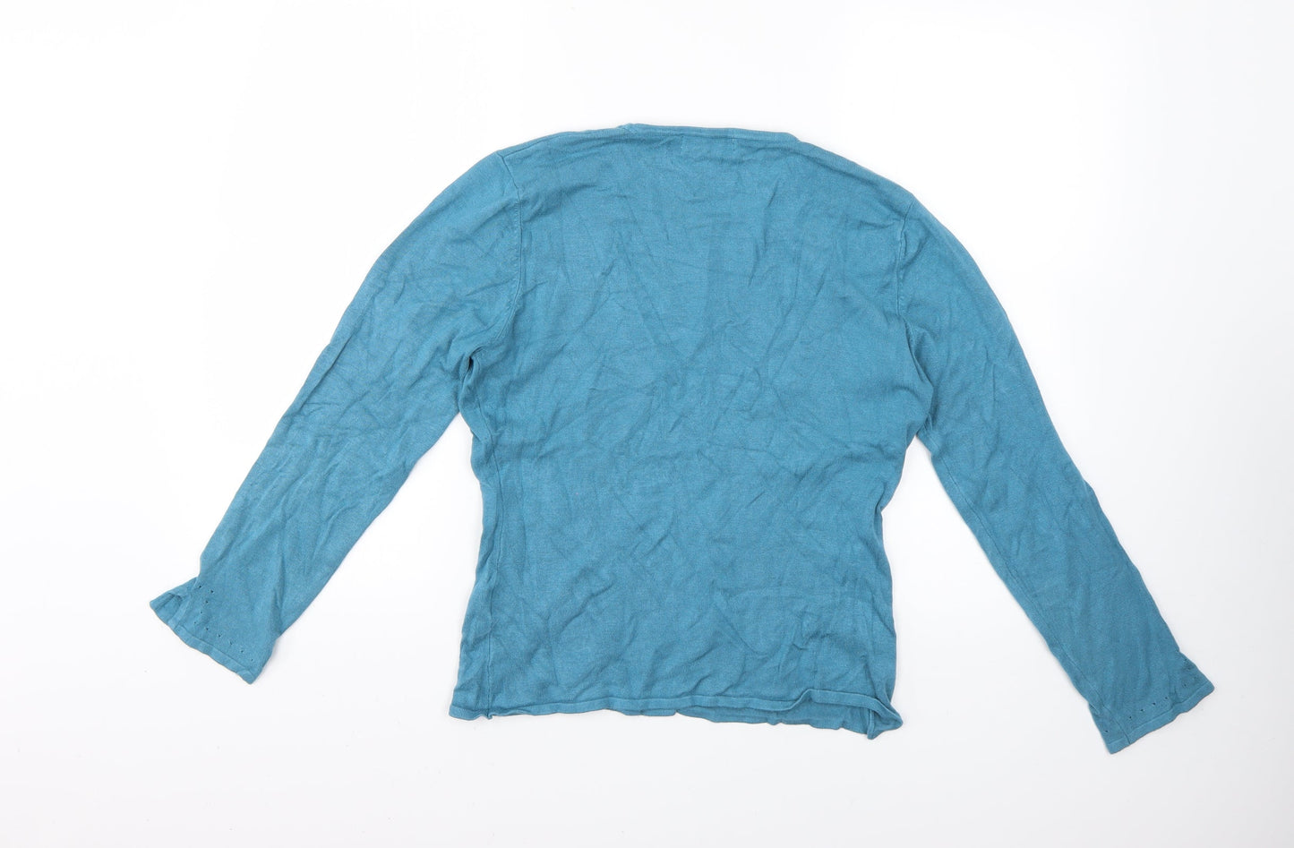 Klass Womens Blue   Pullover Jumper Size M