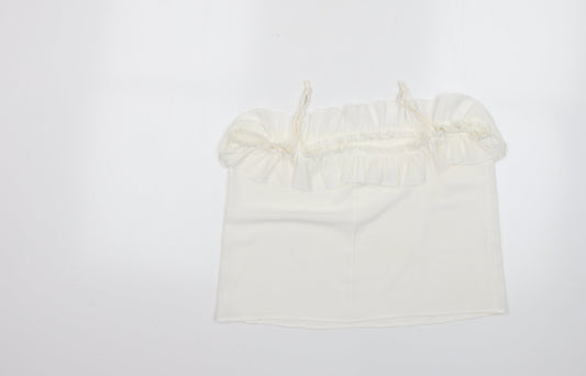 Mango Womens White   Basic Blouse Size S