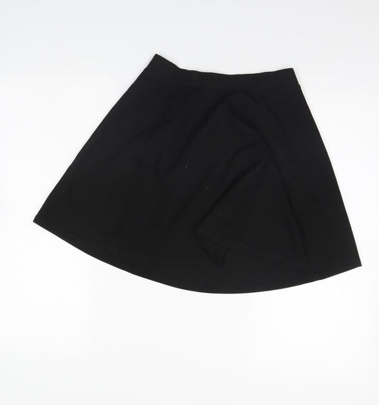 George Girls Black   Flare Skirt Size 11 Years