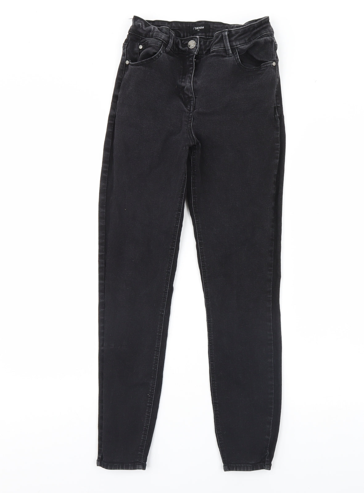 Denim Womens Black  Denim Skinny Jeans Size 10 L26 in