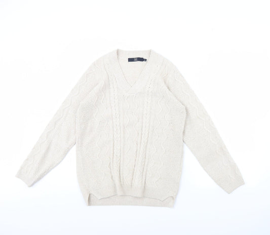 Isle Womens Beige   Pullover Jumper Size S