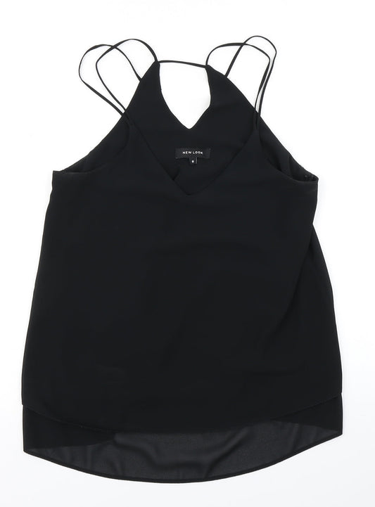 New Look Womens Black   Camisole Blouse Size 8