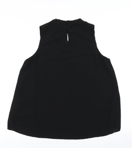 New Look Womens Black   Basic Blouse Size 8  - Cut Out