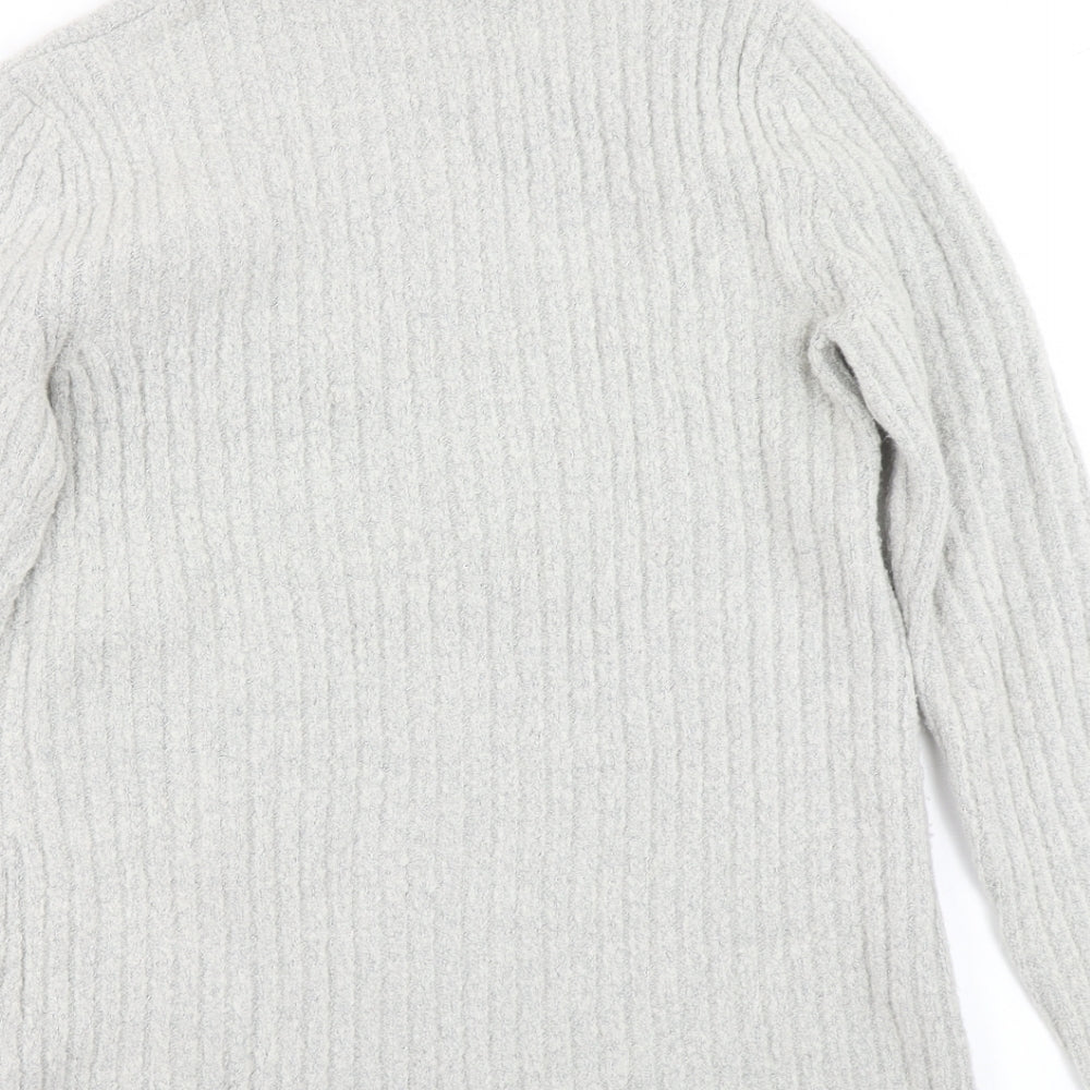 Papaya Womens Grey  Knit Pullover Jumper Size M