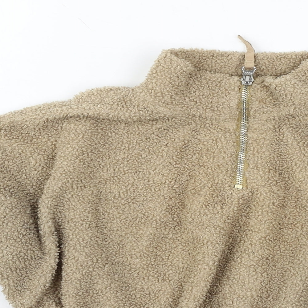 New Look Girls Brown  Jersey Pullover Sweatshirt Size 10-11 Years